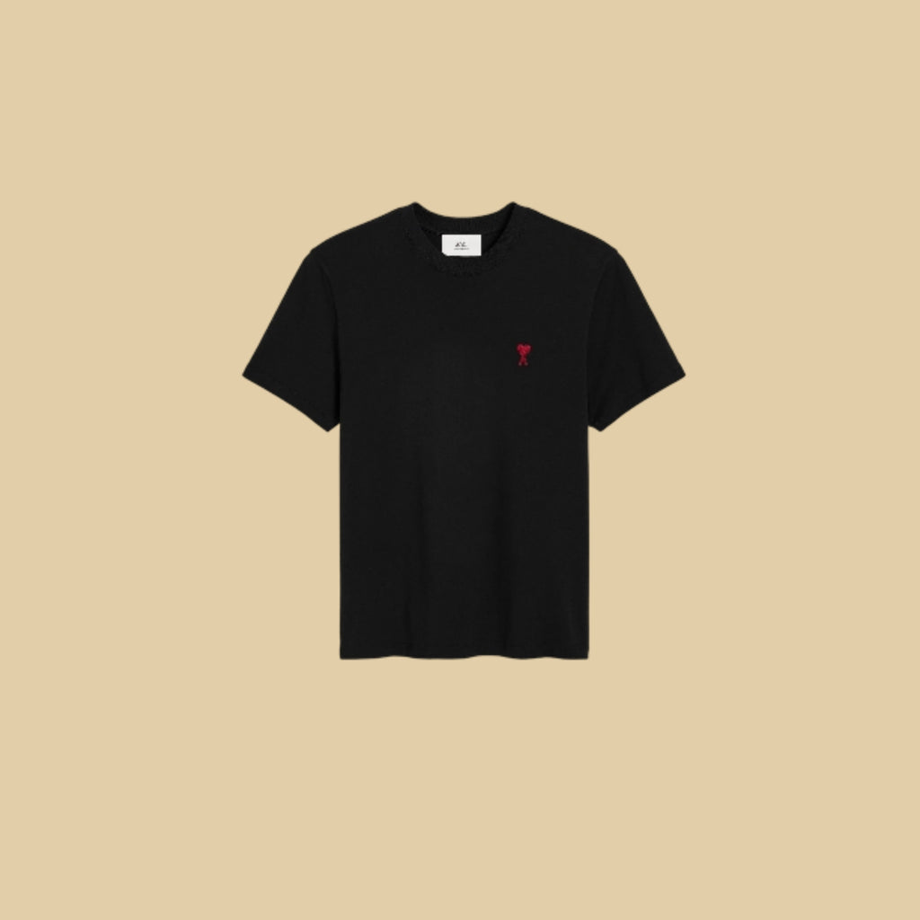 Ami Paris De Cœur T-Shirt For Men - Black