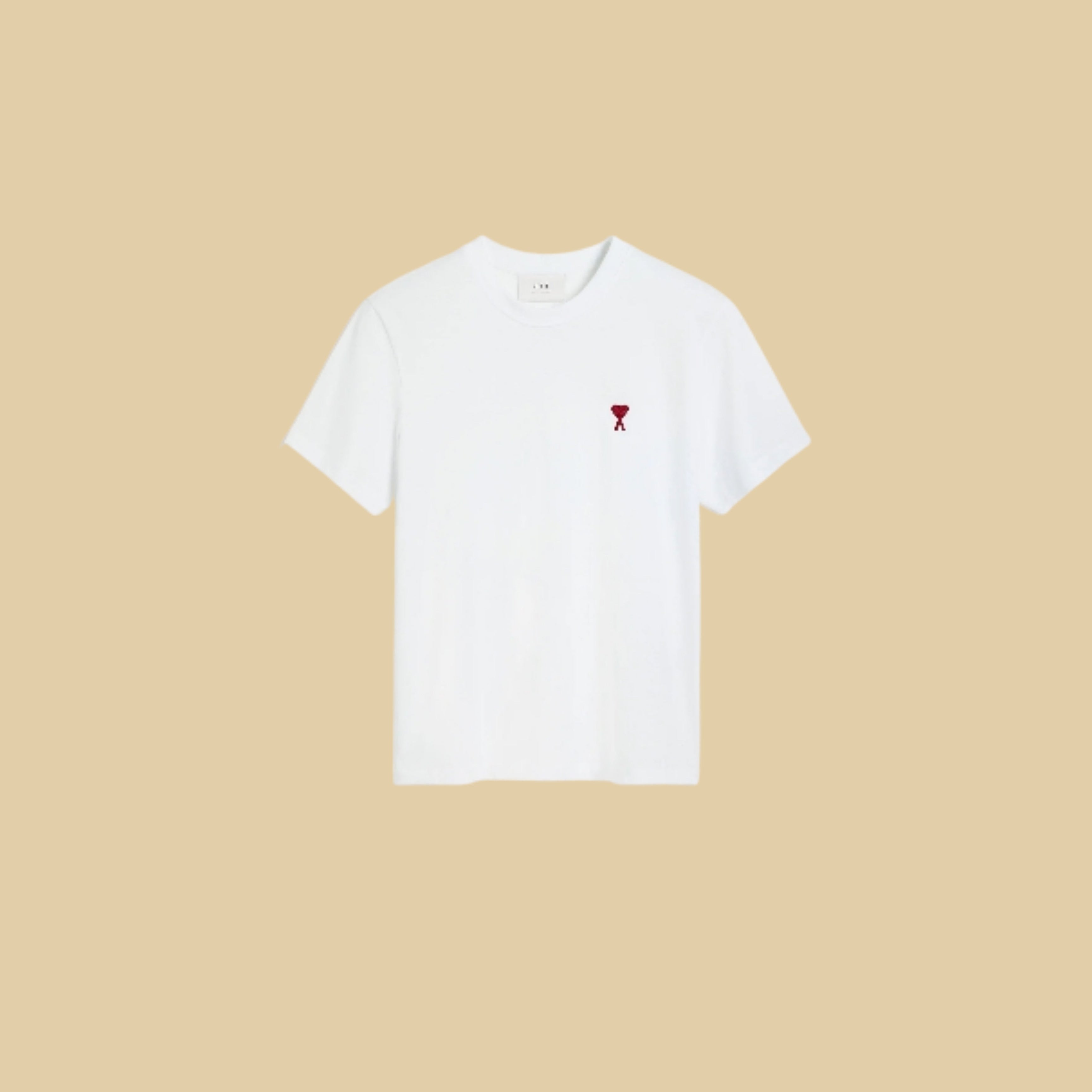 Ami Paris De Cœur T-Shirt For Men - White