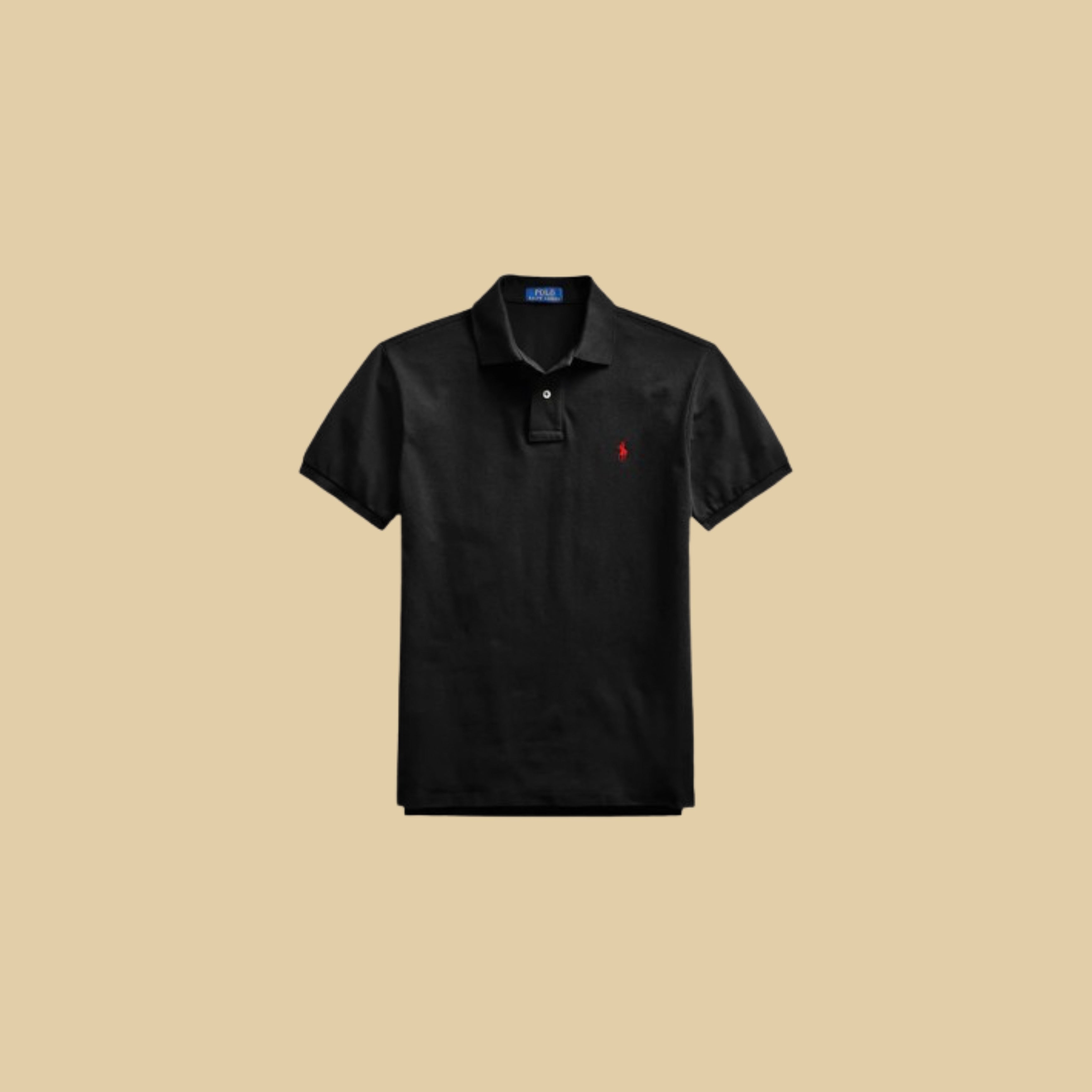 Ralph Lauren - Black Polo Shirt For Men