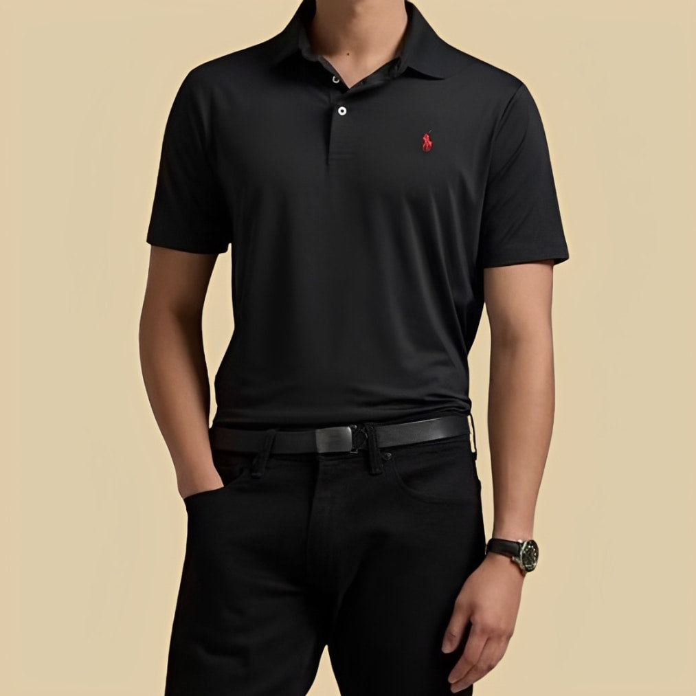Black Polo Shirt - Ralph Lauren