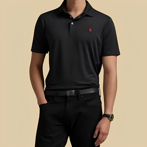 Black Polo Shirt - Ralph Lauren
