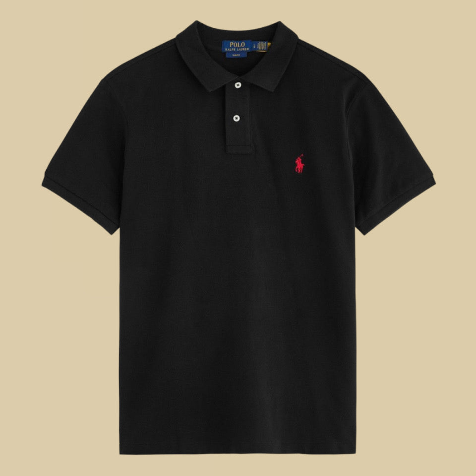 Black Polo Shirt - Ralph Lauren